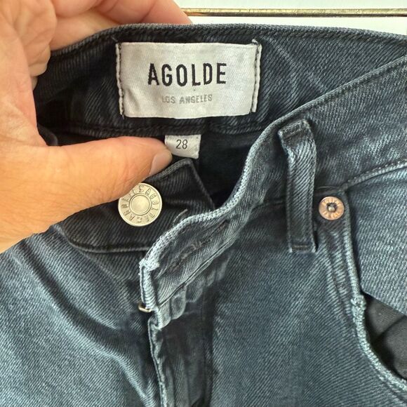 Agolde Toni Mid Rise Straight in Montage - Picture 6 of 7